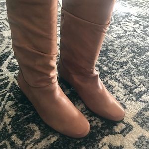 Tan boots